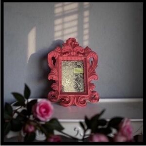 Ornate Frame Whimsical Gothic Emo Bedroom Regency Decor Unique Deadstock Baroque